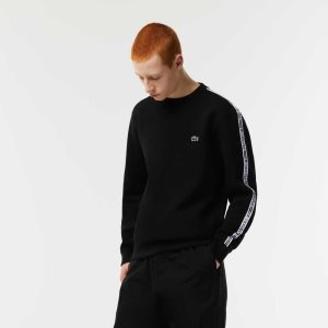 Lacoste κλασικα Fit Logo Stripe Flannel μαυρα | IP2183759