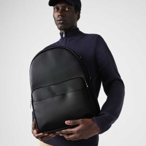 Lacoste κλασικα Petit Pique Backpack μαυρα | ZI1025897
