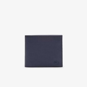 Lacoste κλασικα Petit Pique Three Card Wallet σκουρο μπλε | LF9634085
