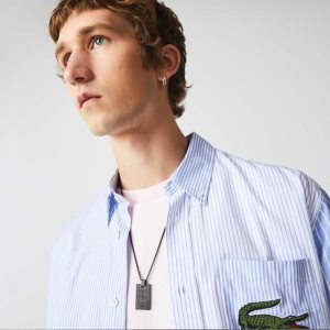 Lacoste τενις Court Necklace μαυρα γκρι | SW1579286