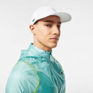 Lacoste τενις Mesh Panel ασπρα κίτρινα | WY5781930