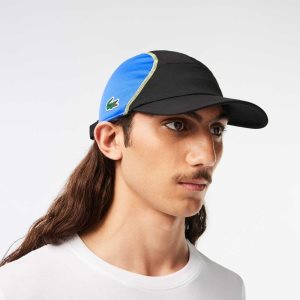 Lacoste τενις Mesh Panel μαυρα μπλε κίτρινα | FC3192487