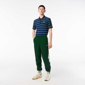 Lacoste τενις Print tracking Pants πρασινο ασπρα | US3120759