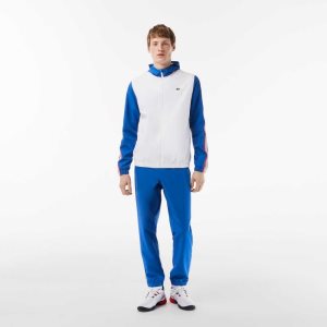 Lacoste τενις Regular Fit Jogger Set ασπρα μπλε ασπρα | UP2741560
