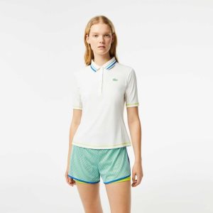 Lacoste τενις Ultra-Dry Pique ασπρα | GX7615894
