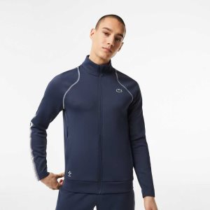 Lacoste τενις x Daniil Medvedev Zipped μπλε ασπρα | XU0971483
