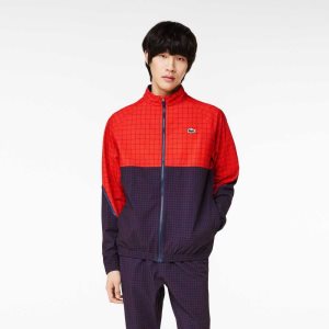 Lacoste τενις x Novak Djokovic Jogger Set κοκκινα σκουρο μπλε μπλε | XK0452198