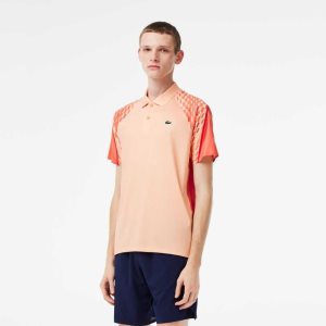 Lacoste τενις x Novak Djokovic Tricolor ανοιχτο πορτοκαλι πορτοκαλι κοκκινα | LC4652189