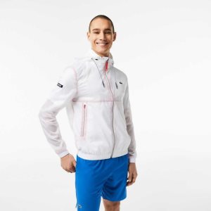 Lacoste τενις x Novak Djokovic Zip ασπρα | JM7830265