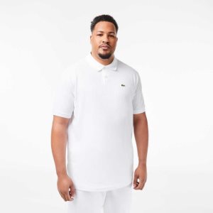Lacoste ψηλεσ Fit βαμβακερα Petit Pique ασπρα | QZ6847203