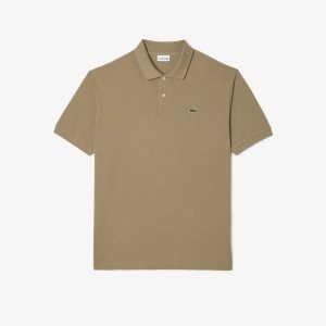 Lacoste ψηλεσ Fit βαμβακερα Petit Pique Μπεζ | SN5013246