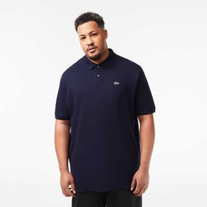 Lacoste ψηλεσ Fit βαμβακερα Petit Pique σκουρο μπλε μπλε | XW1582639