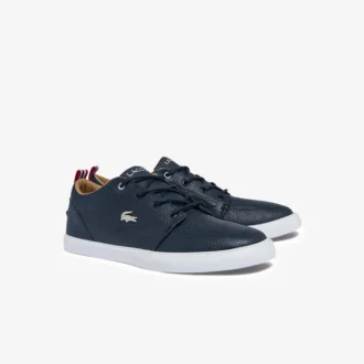Ανδρικά δερμάτινα πάνινα Sneakers Bayliss με διάτρητο γιακά