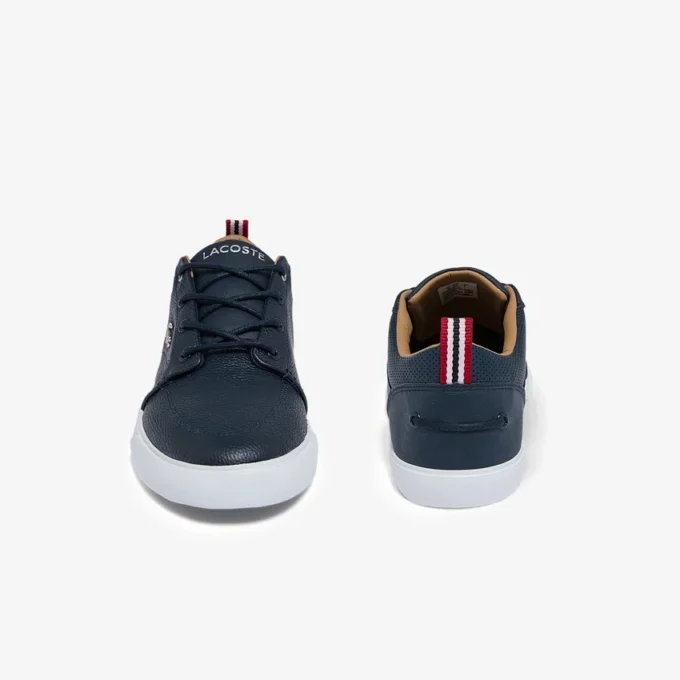 Ανδρικά δερμάτινα πάνινα Sneakers Bayliss με διάτρητο γιακά Ανδρικά δερμάτινα πάνινα Sneakers Bayliss με διάτρητο γιακά