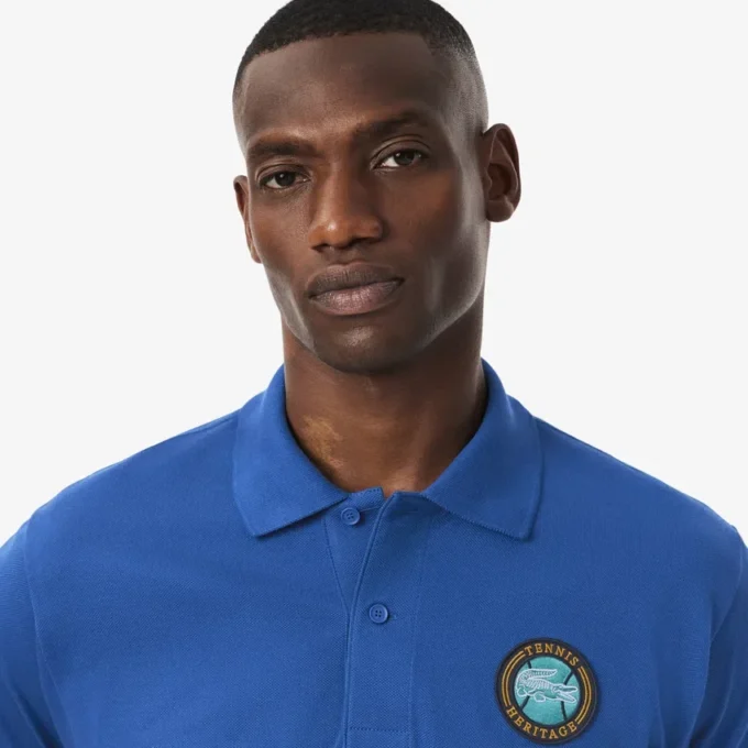 Ανδρικές Polo Μπλούζες Classic Fit Petit Piqua Badge