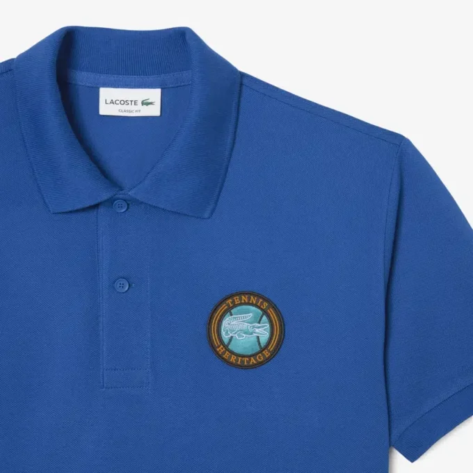 Ανδρικές Polo Μπλούζες Classic Fit Petit Piqua Badge