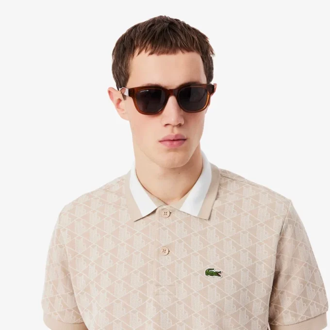 Ανδρικές Polo Μπλούζες κλασικής εφαρμογής με μονόγραμμα Ανδρικές Polo Μπλούζες κλασικής εφαρμογής με μονόγραμμα
