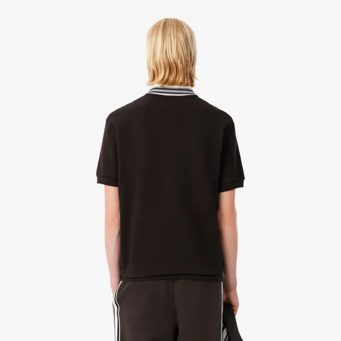 Ανδρικές Polo Μπλούζες Made in France με κλασική εφαρμογή και ριγέ γιακά Ανδρικές Polo Μπλούζες Made in France με κλασική εφαρμογή και ριγέ γιακά