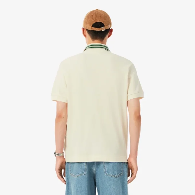 Ανδρικές Polo Μπλούζες Made in France με κλασική εφαρμογή και ριγέ γιακά