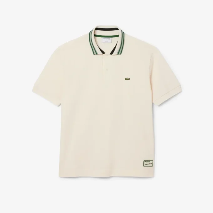 Ανδρικές Polo Μπλούζες Made in France με κλασική εφαρμογή και ριγέ γιακά