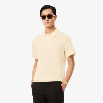 Ανδρικές Polo Μπλούζες Paris Classic Fit με ανοιχτό γιακά και κεντήματα