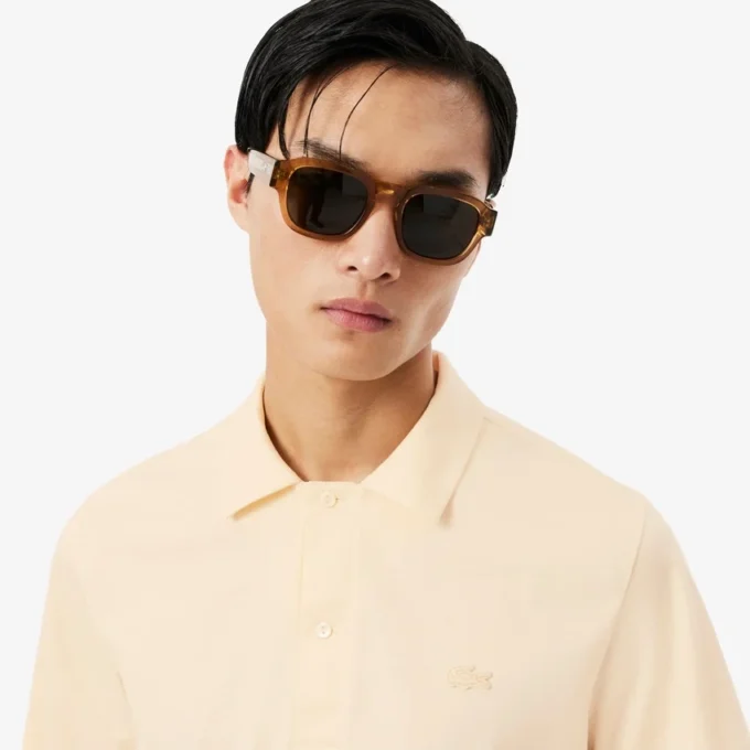 Ανδρικές Polo Μπλούζες Paris Classic Fit με ανοιχτό γιακά και κεντήματα Ανδρικές Polo Μπλούζες Paris Classic Fit με ανοιχτό γιακά και κεντήματα