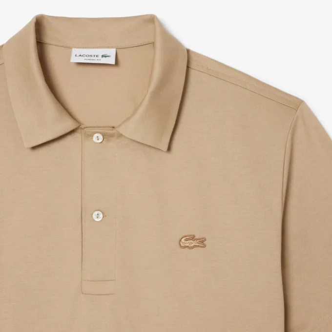 Ανδρικές Polo Μπλούζες Paris Classic Fit με ανοιχτό λαιμό και κεντήματα Ανδρικές Polo Μπλούζες Paris Classic Fit με ανοιχτό λαιμό και κεντήματα