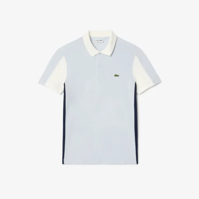 Ανδρικές Polo Μπλούζες Regular Fit με χρωματικά μπλοκ Ανδρικές Polo Μπλούζες Regular Fit με χρωματικά μπλοκ