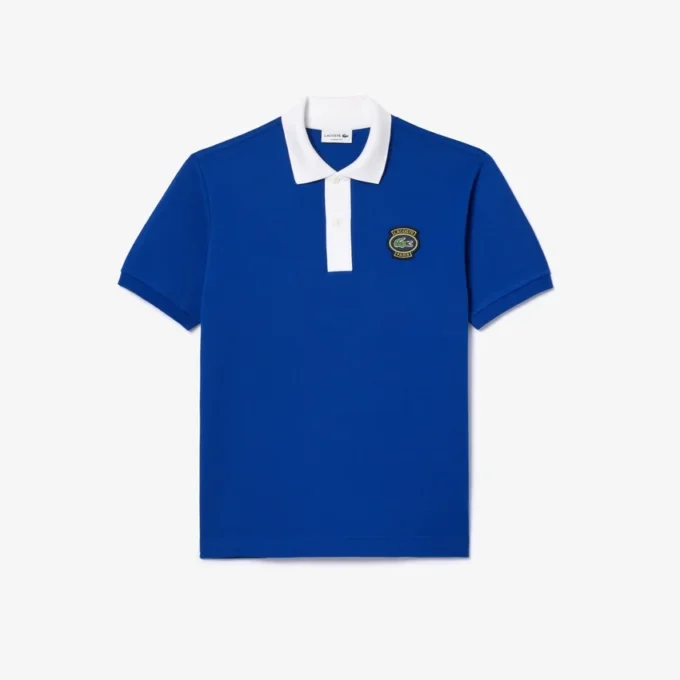 Ανδρική Polo Μπλούζα L.12.12 Badge με κλασική εφαρμογή