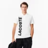 Ανδρική Polo Μπλούζα Lacoste Movement με κανονική εφαρμογή και τύπωμα