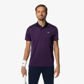 Ανδρική Polo Μπλούζα Lacoste Tennis X Daniil Medvedev