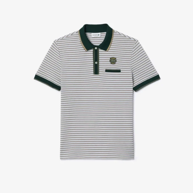 Ανδρική Polo Μπλούζα Mini Piqua με ρίγες και κανονική εφαρμογή Ανδρική Polo Μπλούζα Mini Piqua με ρίγες και κανονική εφαρμογή