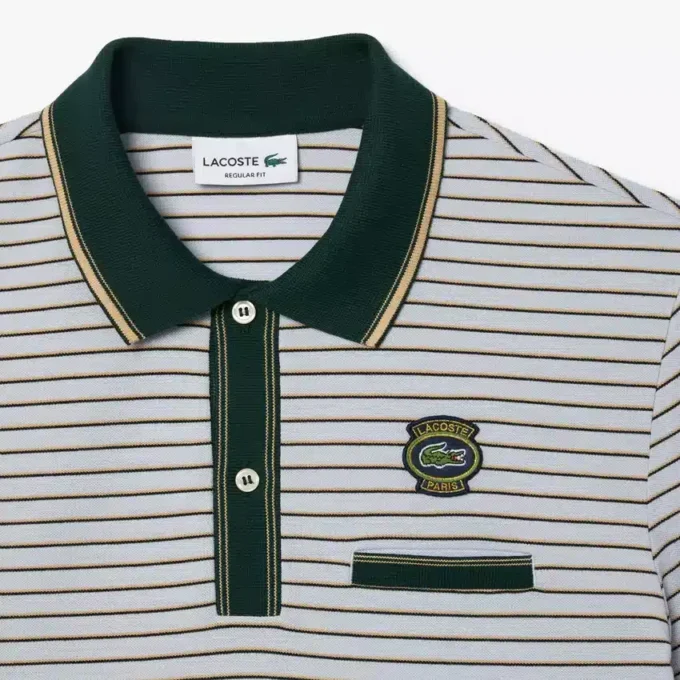 Ανδρική Polo Μπλούζα Mini Piqua με ρίγες και κανονική εφαρμογή Ανδρική Polo Μπλούζα Mini Piqua με ρίγες και κανονική εφαρμογή
