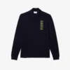 Ανδρική Polo Μπλούζα Original L.12.12 με μακριά μανίκια και πολλαπλά εμβλήματα Ανδρική Polo Μπλούζα Original L.12.12 με μακριά μανίκια και πολλαπλά εμβλήματα