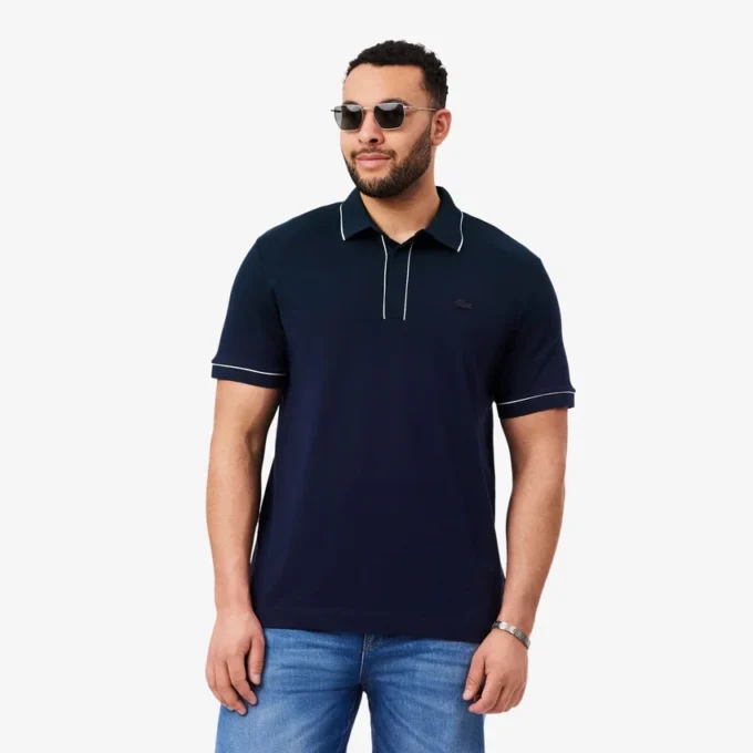 Ανδρική Polo Μπλούζα Paris Stretch Piqua με κανονική εφαρμογή Ανδρική Polo Μπλούζα Paris Stretch Piqua με κανονική εφαρμογή