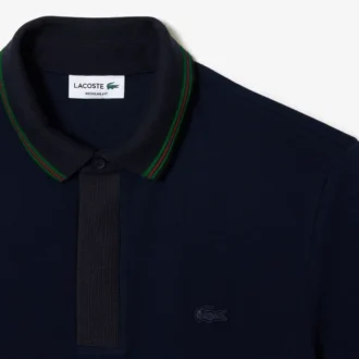 Ανδρική Polo Μπλούζα Smart Paris με κανονική εφαρμογή και λαιμό σε αντίθεση