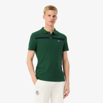 Ανδρική Polo Μπλούζα Ultra Dry Badge Accent Τένις Heritage