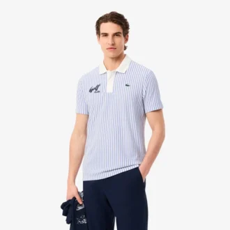 Ανδρική θερμορυθμιστική ριγή Polo Μπλούζα Γκολφ