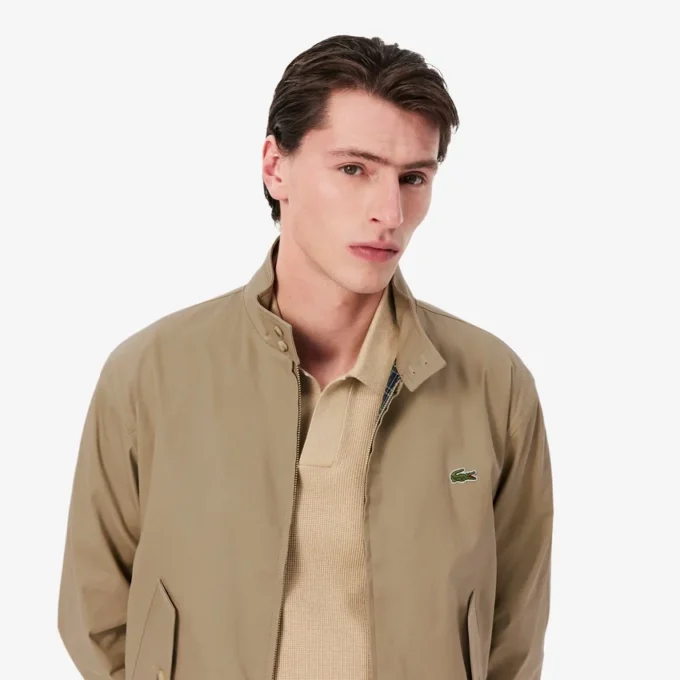 Ανδρικό αδιάβροχο μπουφάν Harrington από twill Ανδρικό αδιάβροχο μπουφάν Harrington από twill