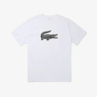 Ανδρικό αθλητικό T-shirt από βαμβάκι με ψηλό στυλ και τύπωμα Ανδρικό αθλητικό T-shirt από βαμβάκι με ψηλό στυλ και τύπωμα