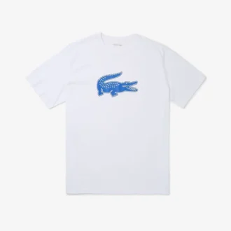 Ανδρικό αθλητικό T-shirt από βαμβάκι με ψηλό στυλ και τύπωμα
