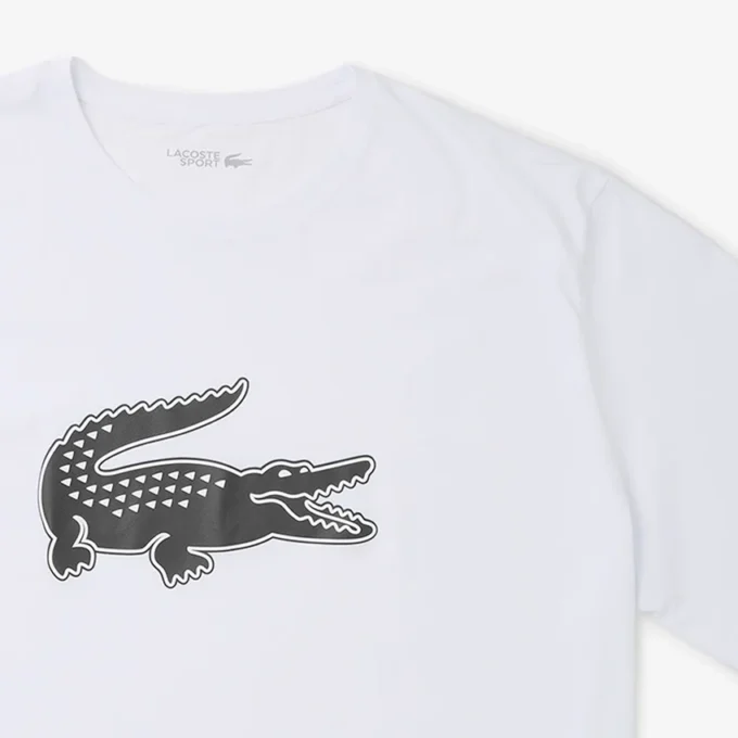 Ανδρικό αθλητικό T-shirt από βαμβάκι με ψηλό στυλ και τύπωμα
