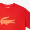 Ανδρικό αθλητικό T-shirt από βαμβάκι με ψηλό στυλ και τύπωμα