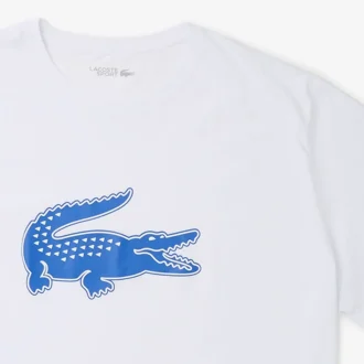 Ανδρικό αθλητικό T-shirt από βαμβάκι με ψηλό στυλ και τύπωμα