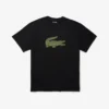 Ανδρικό αθλητικό T-shirt Big Fit με αναπνεύσιμο λογότυπο Ανδρικό αθλητικό T-shirt Big Fit με αναπνεύσιμο λογότυπο