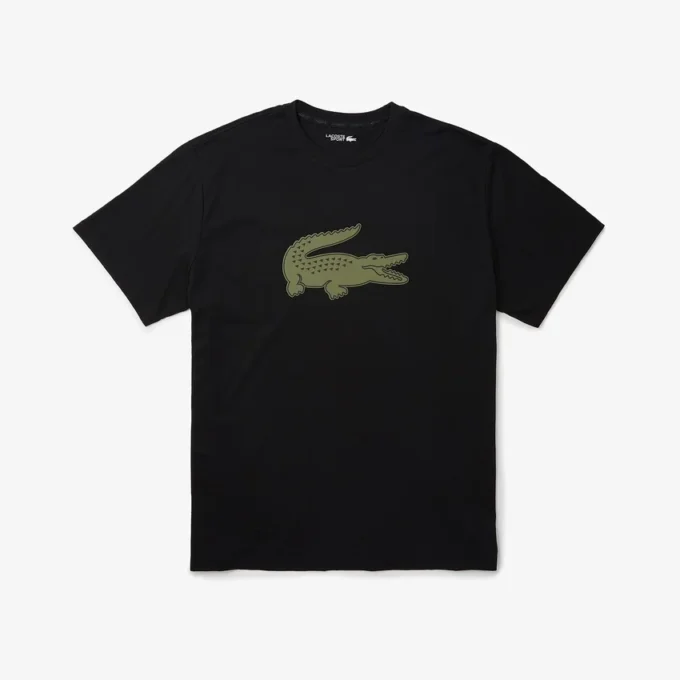 Ανδρικό αθλητικό T-shirt Big Fit με αναπνεύσιμο λογότυπο Ανδρικό αθλητικό T-shirt Big Fit με αναπνεύσιμο λογότυπο