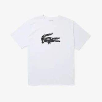 Ανδρικό αθλητικό T-shirt Big Fit με αναπνεύσιμο λογότυπο
