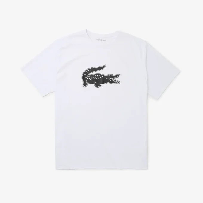 Ανδρικό αθλητικό T-shirt Big Fit με αναπνεύσιμο λογότυπο Ανδρικό αθλητικό T-shirt Big Fit με αναπνεύσιμο λογότυπο