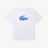 Ανδρικό αθλητικό T-shirt Big Fit με αναπνεύσιμο λογότυπο Ανδρικό αθλητικό T-shirt Big Fit με αναπνεύσιμο λογότυπο