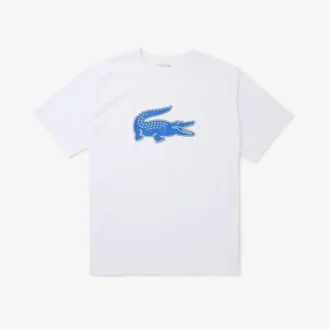 Ανδρικό αθλητικό T-shirt Big Fit με αναπνεύσιμο λογότυπο
